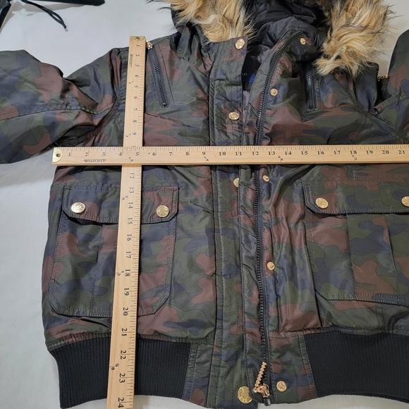 ROCAWEAR WOMENS CAMO HOODED PARKA SZ M - Picture 9 of 16